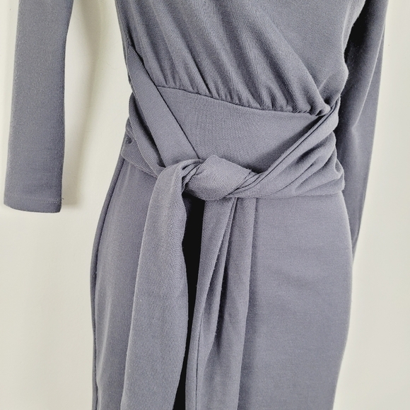 Privacy‎ Please Jacqie One Shoulder Gray Mni Dress - Picture 8 of 9